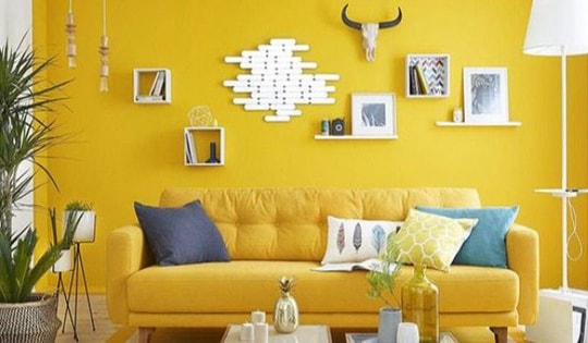 Lựa chọn màu sắc phòng khách hợp mệnh cho một số tuổi mang các mệnh sau