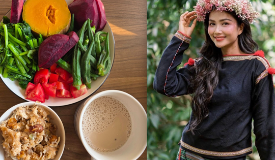 Bữa sáng giữ dáng săn chắc của H'Hen Niê