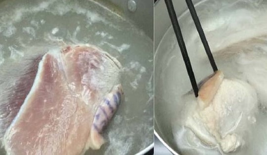 7 mẹo luộc thịt trắng đẹp, không bị khô hay bở
