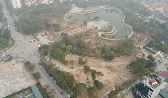 Hiện trạng 'lá phổi xanh' ở Hà Nội đang được cải tạo