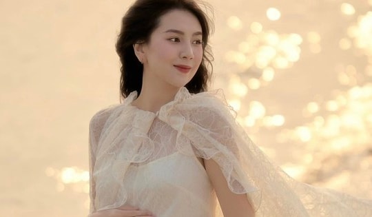 Bất ngờ trước nhan sắc của MC Mai Ngọc dù đang ở tháng cuối của thai kỳ