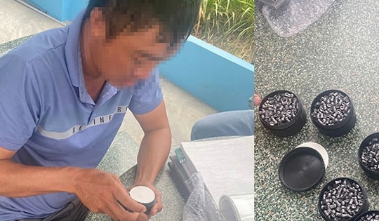 Kiện hàng nghi vấn ở bưu cục chứa hơn 1.400 viên đạn chì