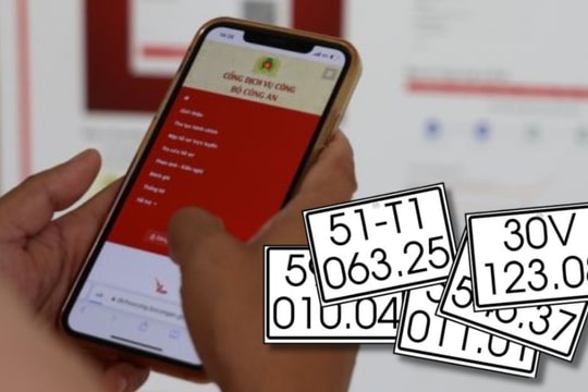 Bấm biển số xe online trên VNeID thế nào?