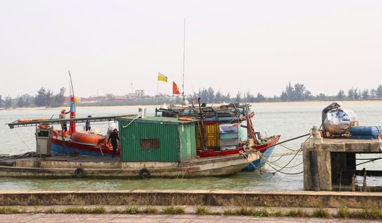 Nghệ An: Cận cảnh cảng cá hơn trăm tỷ chỉ một tàu neo đậu