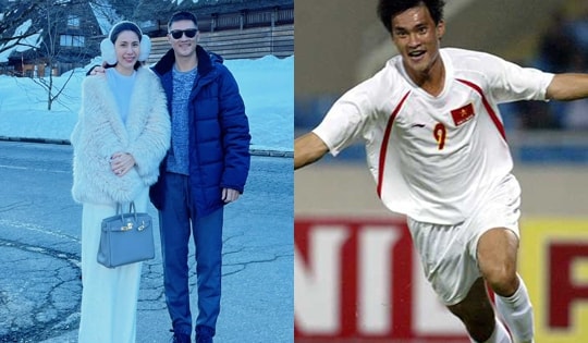 Cầu thủ quê Nghệ An từng đưa Việt Nam giành cúp AFF Cup 2008 giờ có cuộc sống gia sao bên vợ ca sĩ?