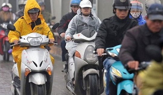 Đón không khí lạnh, miền Bắc chìm trong mưa rét, có nơi dưới 10 độ