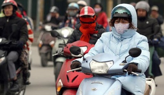 Gió mùa Đông Bắc tràn xuống, miền Bắc tiếp tục mưa rét có nơi rét đậm