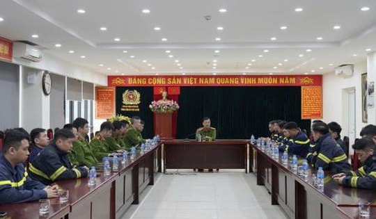 Cảnh sát PCCC&CNCH Thủ đô sẵn sàng nhận nhiệm vụ cứu nạn, cứu hộ tại Myanmar