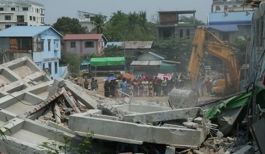 Động đất tại Myanmar: Dư chấn lớn, số người thiệt mạng tăng lên 1.700 người