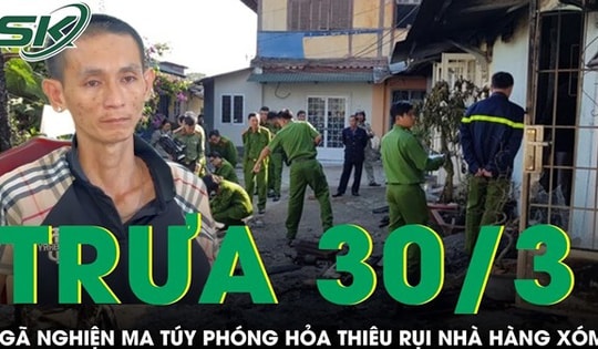 Khống chế 'con nghiện' ma túy phóng hỏa đốt nhà hàng xóm cháy rụi lúc nửa đêm