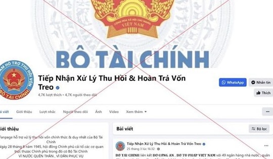 Cảnh báo Facebook giả mạo kênh thông tin từ Bộ Tài Chính