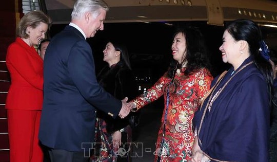 Nhà vua và Hoàng hậu Bỉ bắt đầu thăm cấp Nhà nước đến Việt Nam