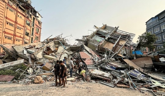 Việt Nam cử cán bộ phòng chống thiên tai đến Myanmar ứng phó động đất