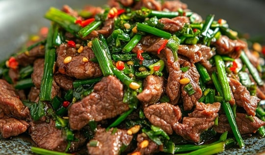 Loại rau 'rẻ bèo' bổ gan kết hợp với thịt bò trở thành món ngon nức tiếng Hàn Quốc