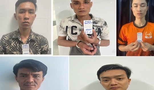 Bắt nhiều thanh niên sử dụng trái phép chất ma túy