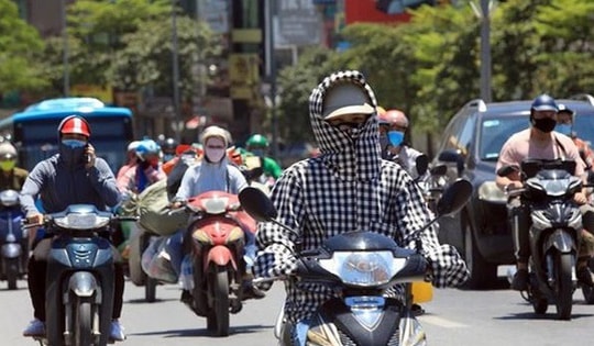 Nền nhiệt tăng dần ở Bắc Bộ và Trung Bộ