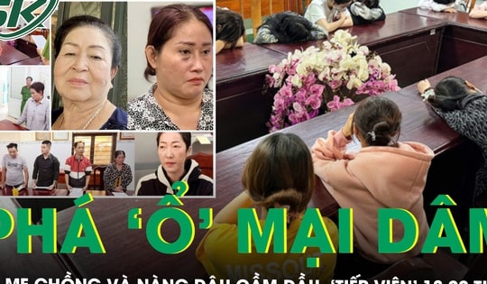 Phá ‘ổ’ mại dâm do mẹ chồng và nàng dâu cầm đầu, nuôi ‘tiếp viên’ 13-22 tuổi