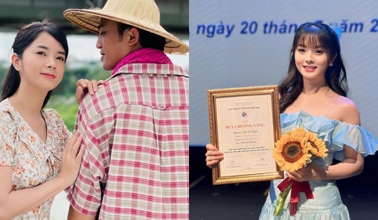 Nữ diễn viên quê Hà Tĩnh đóng vai vợ Doãn Quốc Đam trong 'Phố trong làng' có đời thực ra sao?