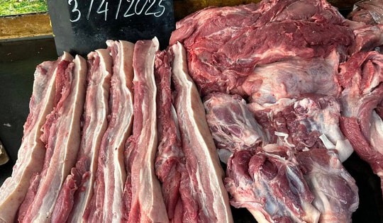 Loại thịt lợn có giá bán đắt đỏ hơn hàng truyền thống ở chợ dân sinh Hà Nội vì sao luôn cháy hàng?