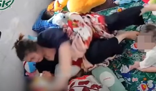 Làm rõ clip bảo mẫu ra tay 'tàn độc' với trẻ rồi thản nhiên nằm bấm điện thoại gây phẫn nộ