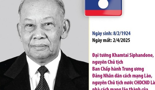 Những cống hiến to lớn của đồng chí Khamtai Siphandone đối với sự nghiệp cách mạng Lào