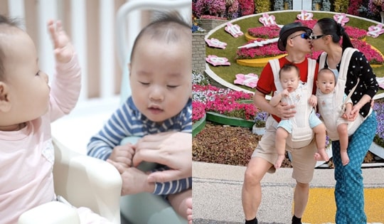 Con gái Phương Oanh - Shark Bình chưa tròn 1 tuổi đã có nhiều điểm giống mẹ