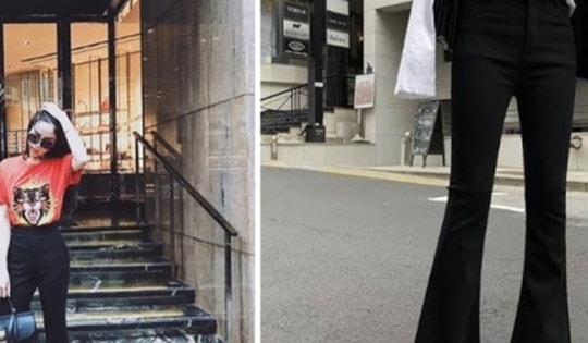 Chân cong có nên mặc quần ống loe?