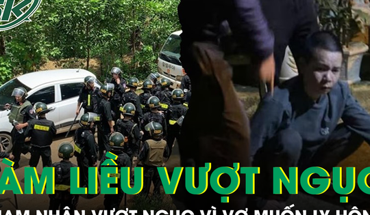 Sốc vì vợ muốn ly hôn, phạm nhân làm liều vượt ngục về nhà 
