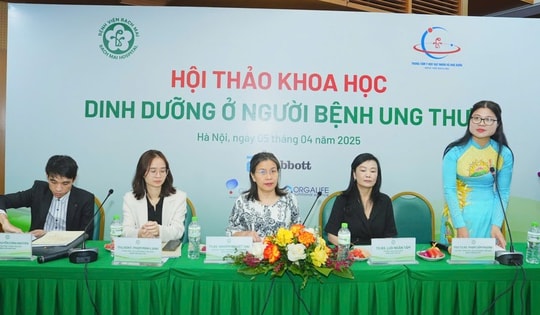 Có từ 10 - 20% người bệnh ung thư tử vong vì hậu quả của suy dinh dưỡng