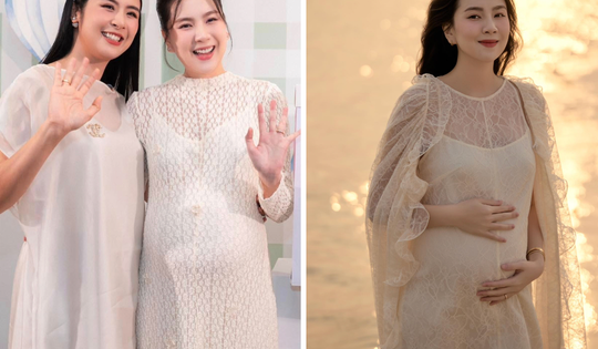Khoe có con đầu lòng, nhan sắc 2 'mẹ bầu' MC Mai Ngọc và Ngọc Hân gây chú ý