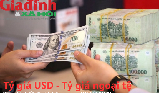 Tỷ giá USD, tỷ giá ngoại tệ, tỷ giá hối đoái hôm nay (6/4/2025)