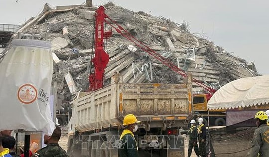 Không phát hiện thêm dấu hiệu của sự sống tại tòa nhà bị sập do động đất ở Bangkok
