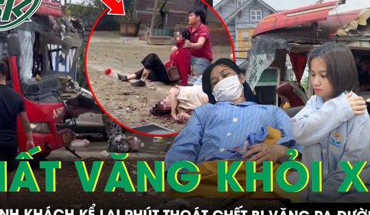 Hành khách kể lại phút thoát chết sau cú tông trực diện giữa xe khách và xe tải khiến người bị hất văng khỏi xe