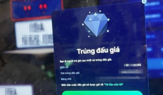 Đấu giá biển số xe: Bất ngờ biển số 'ngũ quý 5' 15K-555.55 được đấu giá hơn 2 tỷ đồng