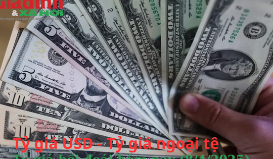Tỷ giá USD - Tỷ giá ngoại tệ - Tỷ giá hối đoái hôm nay (8/4/2025)