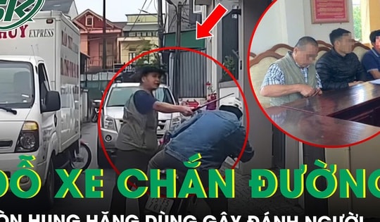 Triệu tập tài xế đỗ xe chắn hết đường đi, dùng gậy tấn công người khi bị nhắc nhở