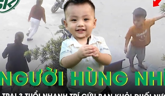 ‘Người hùng nhí’ chưa tròn 3 tuổi chạy về gọi bố mẹ cứu bạn khỏi chết đuối trong gang tấc