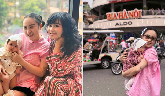 Cháu ngoại 3 tháng tuổi của NSND Thanh Lam lại chiếm 'spotlight'