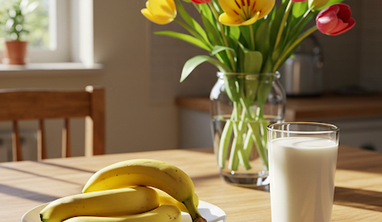 10 lợi ích sức khỏe bất ngờ khi kết hợp chuối với sữa