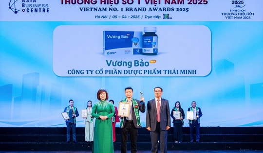 Vương Bảo được vinh danh là 'Sản phẩm tiền liệt tuyến hiệu quả số 1 Việt Nam' năm 2025