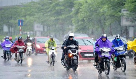 Chi tiết các điểm có mưa dông lớn chiều nay do không khí lạnh