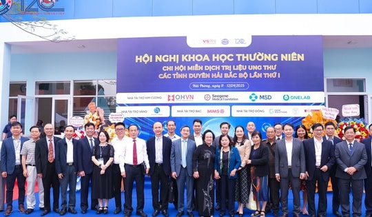 Chi hội Miễn dịch trị liệu ung thư các tỉnh Duyên hải Bắc Bộ ra mắt và tổ chức hội nghị khoa học đầu tiên