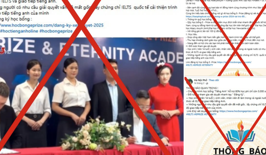 Bộ Giáo dục và Đào tạo cảnh báo chương trình học bổng tiếng Anh giả mạo