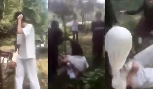 Nữ sinh lớp 7 bị bạn đánh hội đồng, lột áo