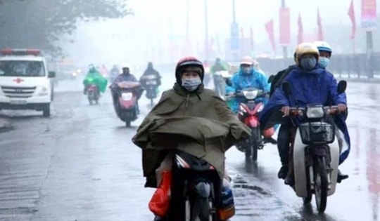 Đợt không khí lạnh cuối mùa gây rét về đêm và sáng