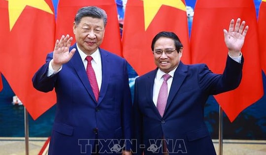 Thủ tướng Phạm Minh Chính hội kiến Tổng Bí thư, Chủ tịch nước Trung Quốc Tập Cận Bình
