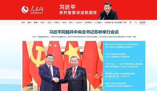 Truyền thông Trung Quốc đưa tin đậm nét về chuyến thăm của Tổng Bí thư, Chủ tịch Tập Cận Bình tới Việt Nam