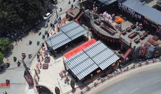 Hà Nội: Toàn cảnh nhà hàng quy mô 'khủng' ngang nhiên vi phạm trên 'đất vàng' quận Hai Bà Trưng