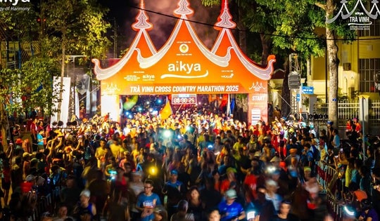 Dược sĩ Nguyễn Thị Trà Giang xuất sắc dẫn đầu top nữ 42 km tại Aikya Cross Country marathon Trà Vinh 2025