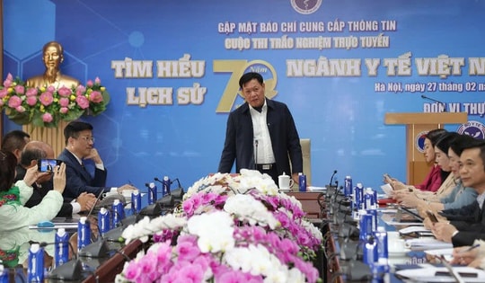 Gần 30.000 lượt dự thi trắc nghiệm ‘Tìm hiểu lịch sử 70 năm ngành Y tế Việt Nam’